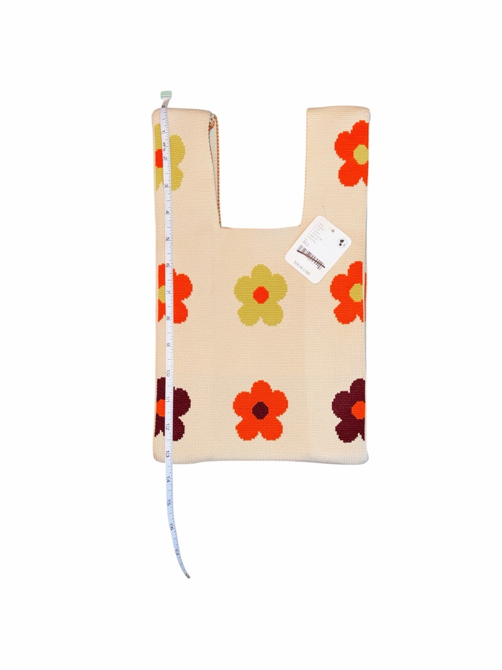 Free People Lucca Make It Mini Floral Knit Clutch NWT Retro Boho Removable Strap - Picture 13 of 15